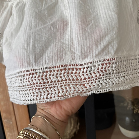 Cyrillus paris embroidered lace crochet knit blouse top toddler girl long sleeve - Picture 5 of 10